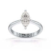 1 CT Marquise Cut Lab Diamond Solitaire Engagement Ring